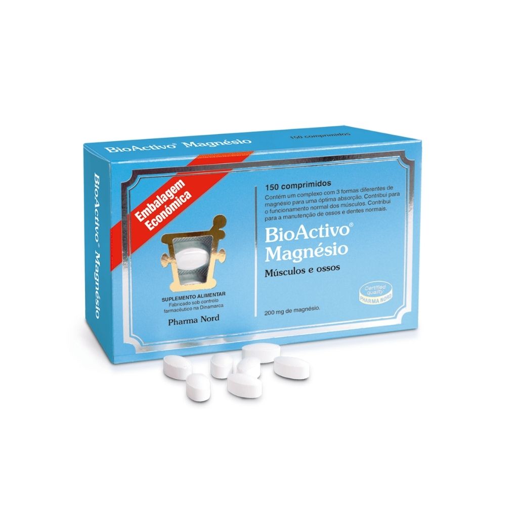 Pharma Nord Bioactivo Magnésio Funcionamento Normal De Ossos, Dentes E Músculos 150 Comprimidos