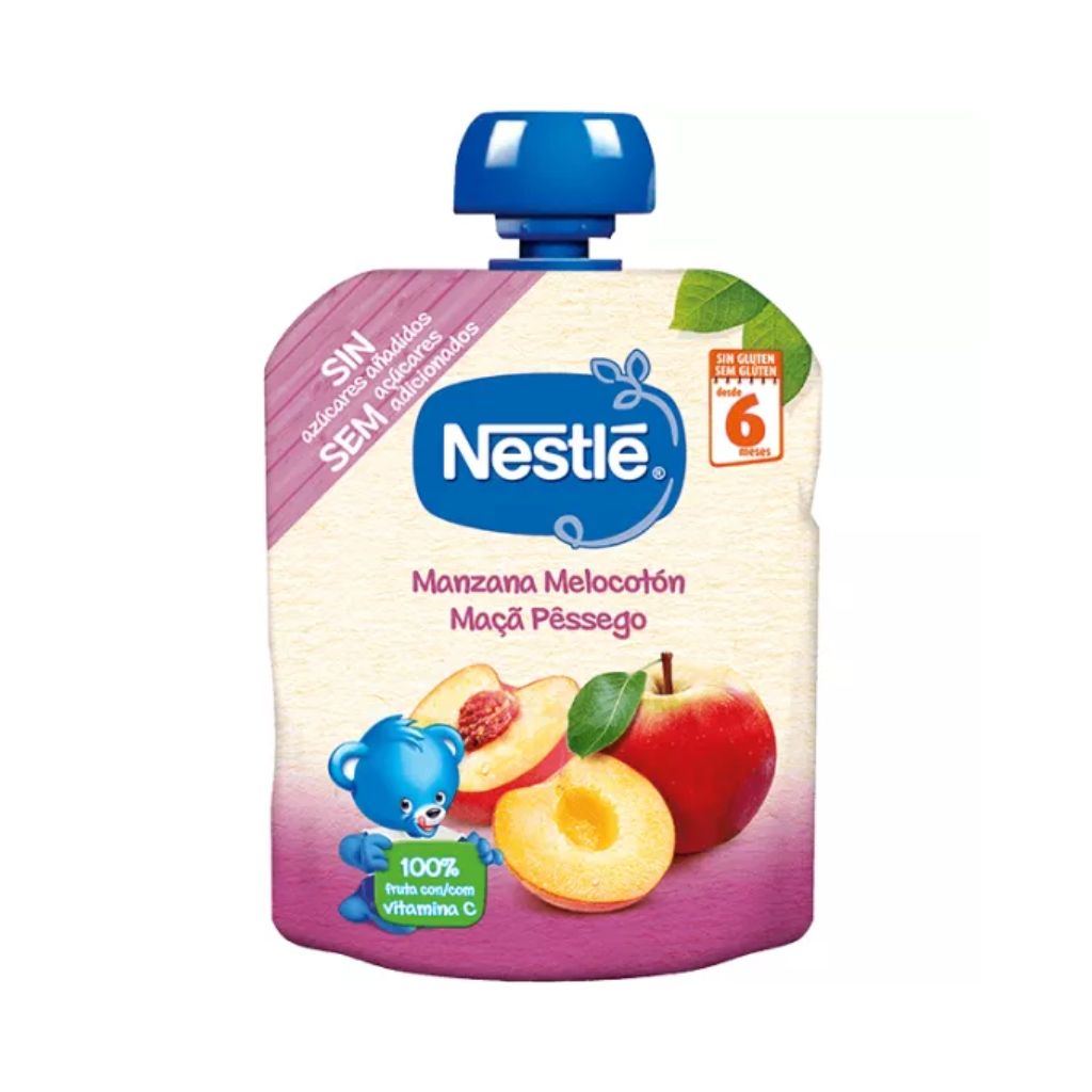 Nestlé Saqueta de Fruta Maçã e Pêssego 90g