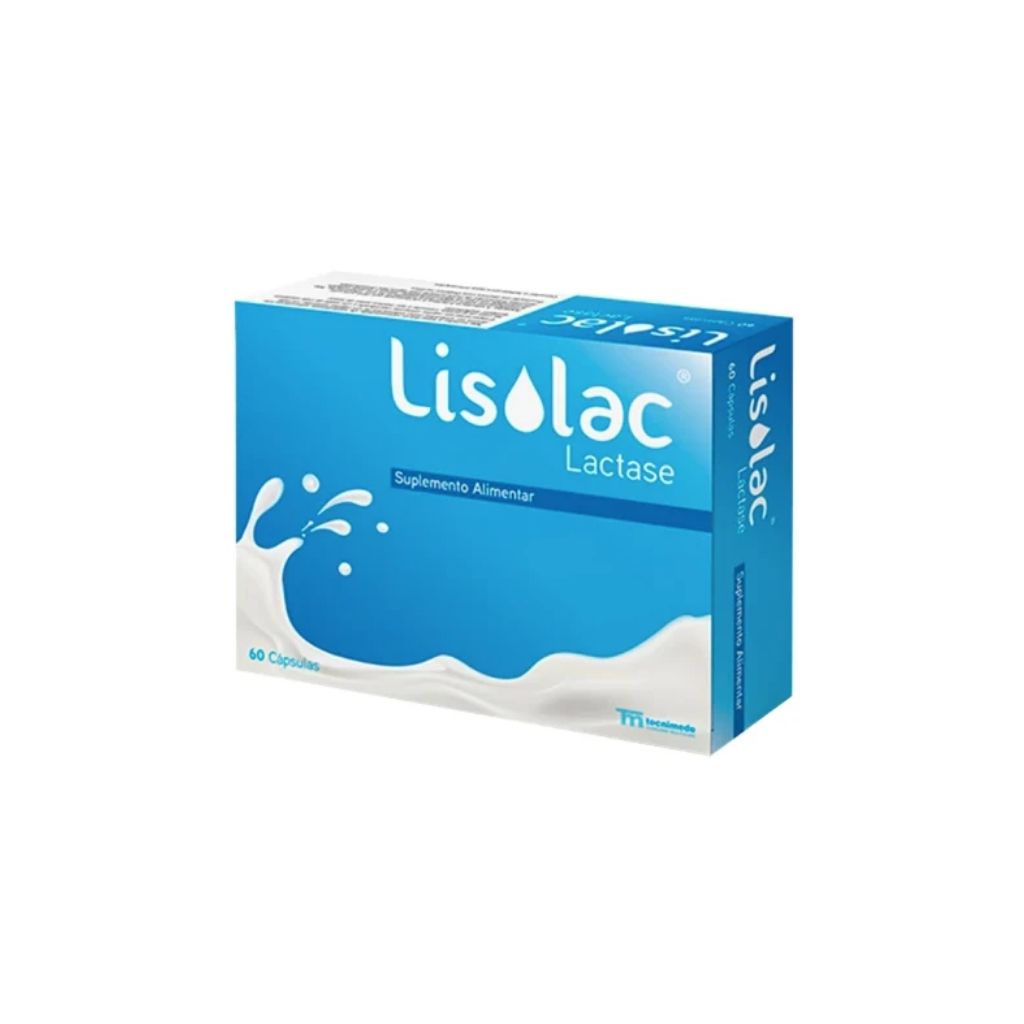 Lisolac Lactase Digestão Lactose 60 Cápsulas