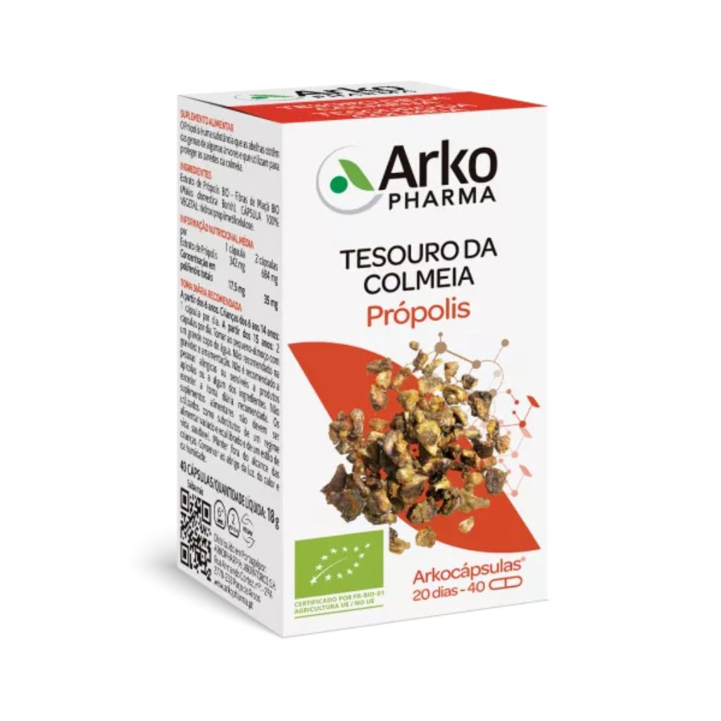 Arkopharma Arkocápsulas Própolis Bio Imunidade 40 cápsulas