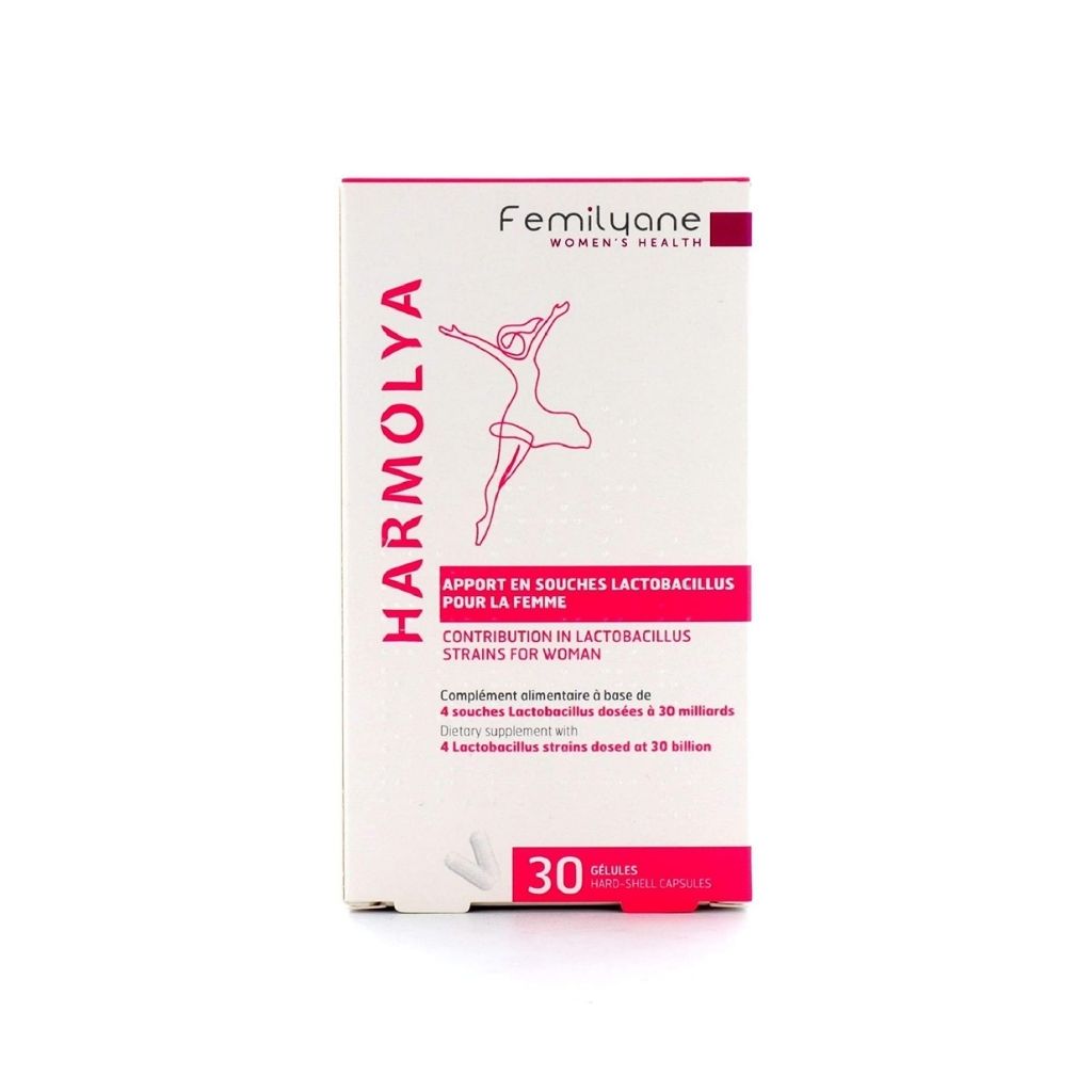 Harmolya Lactobacilos Suplemento para Flora Vaginal 30 Cápsulas