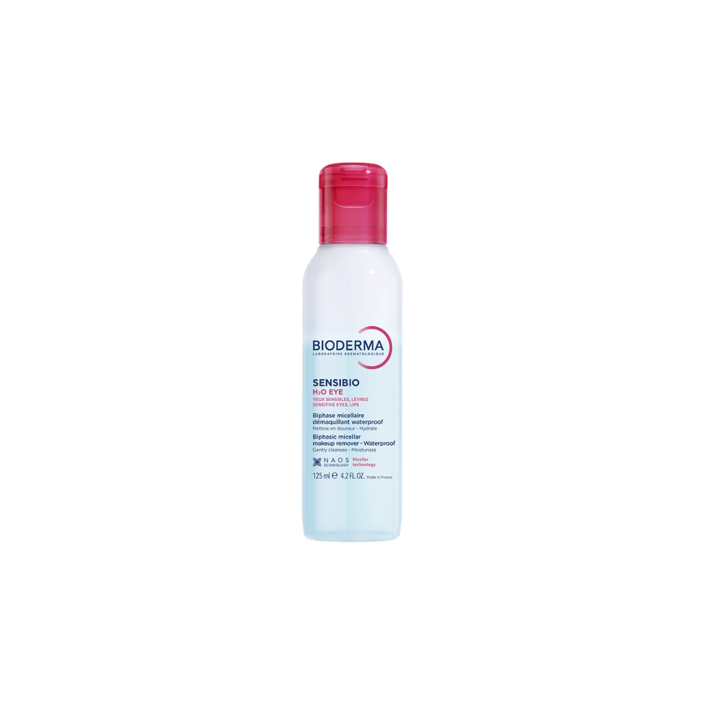 Bioderma Sensibio H2O Eye Desmaquilhante Micelar Bifásico Fortalecedor De Pestanas 125 ml