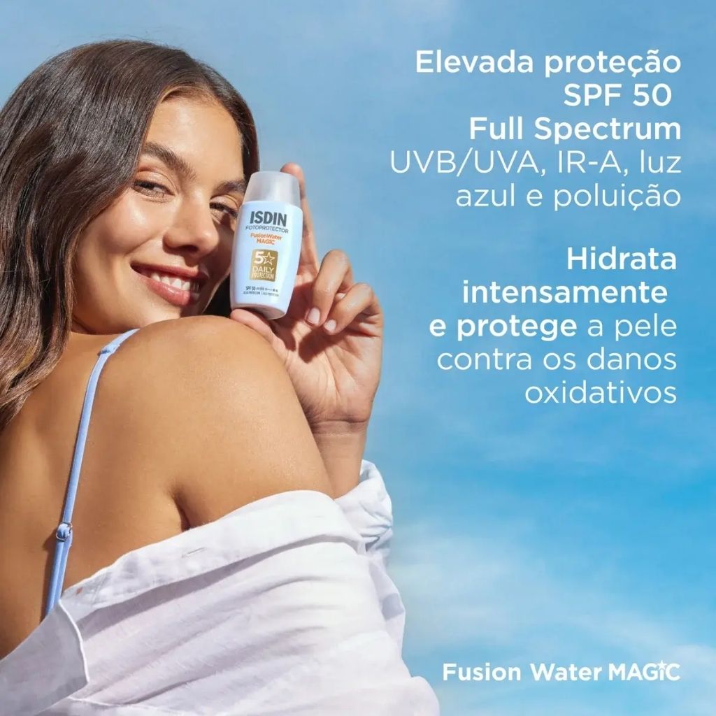 Isdin Fotoprotector Fusion Water Protetor Solar Spf50 50ml