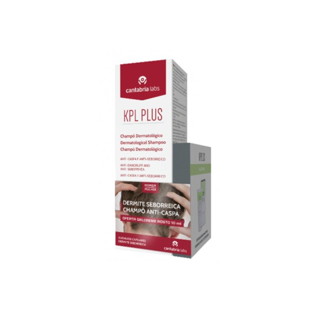 Cantabria Labs KPL Plus Champô Dermatológico Anticaspa 200ml + Oferta DS Gel-Creme 2x5ml