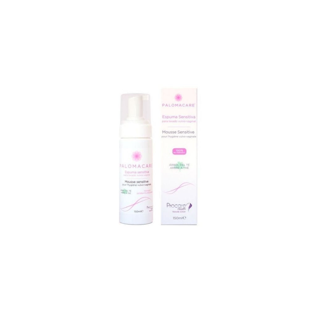 Palomacare Sensitive Higiene Íntima Espuma Limpeza Frequente 150ml