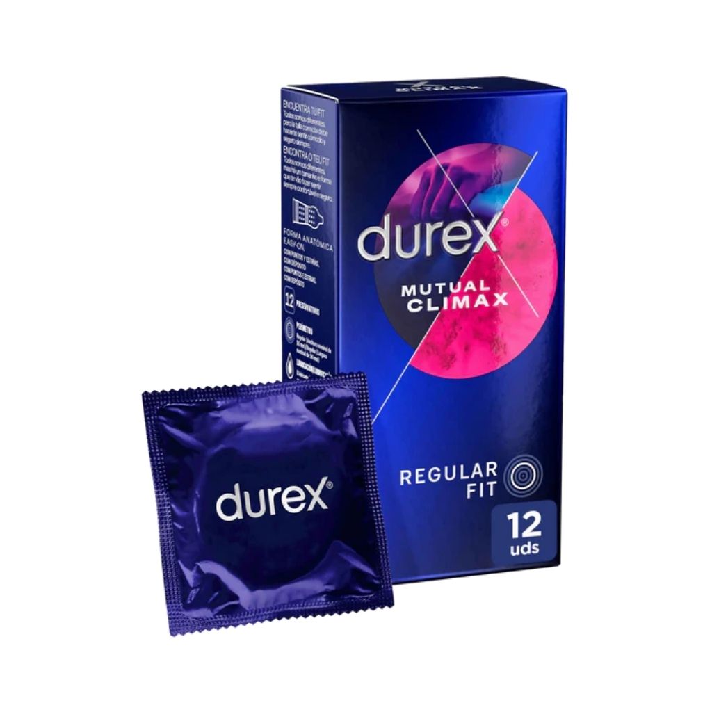 Durex Mutual Climax Preservativo Para Prazer Intensificado 12 Unidades