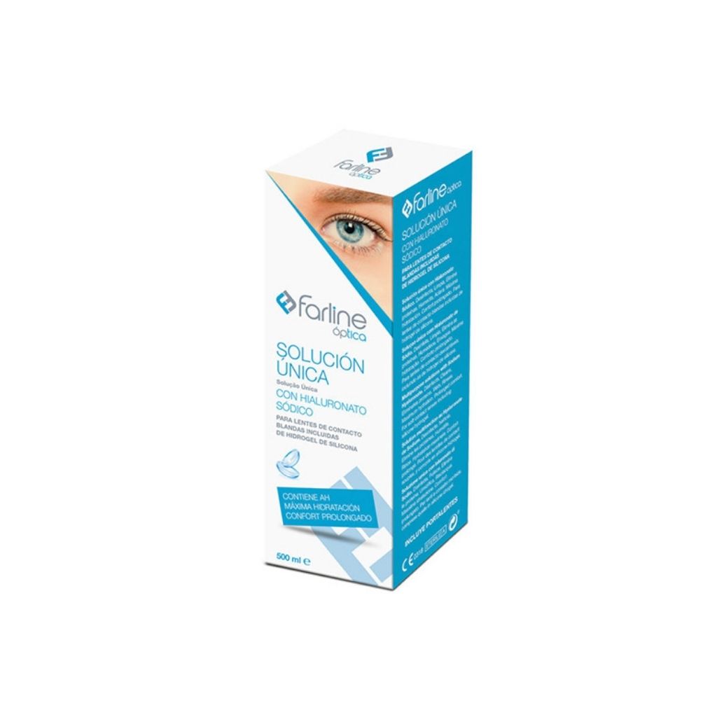Farline Óptica Solução Única Com Ácido Hialurónico 500ml
