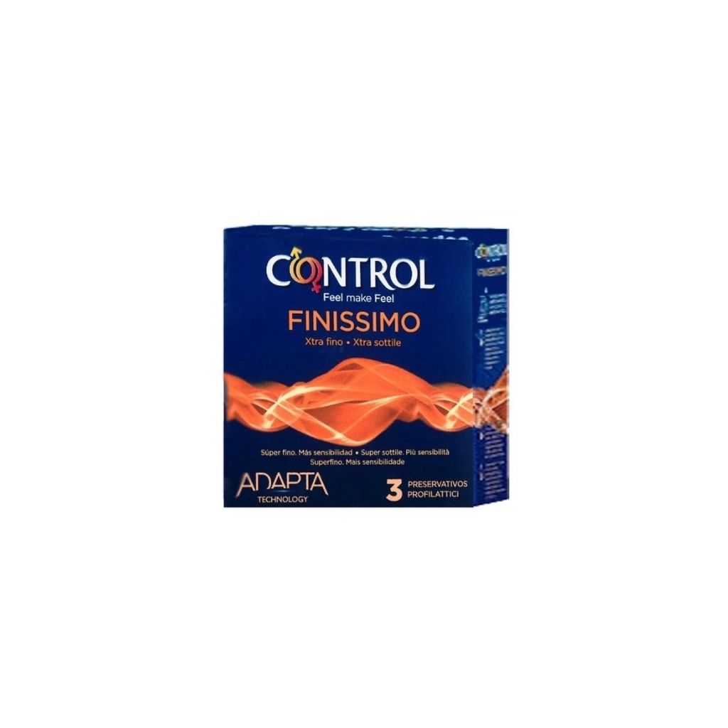 Control Finíssimo Preservativo Adapta Maior Sensibilidade 3 Unidades