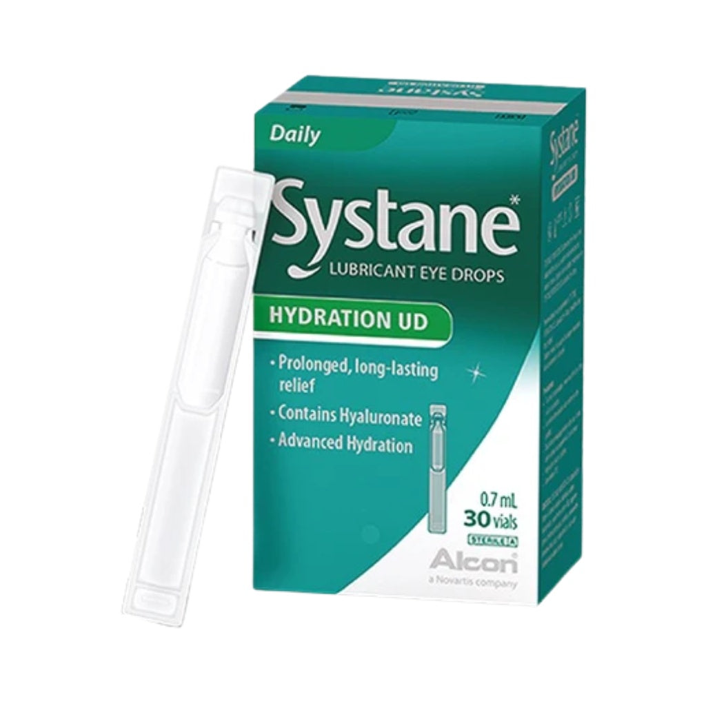 Systane Hydration Gotas Oftálmicas Lubrificantes Unidose Alívio Olho Seco 30 Unidades