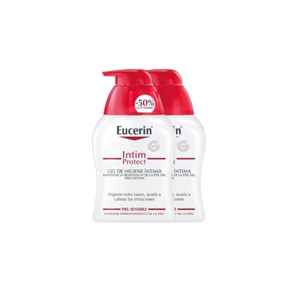 Eucerin Intim Protect Duo Gel Higiene Íntima Pele Sensível 2 X 250 ml