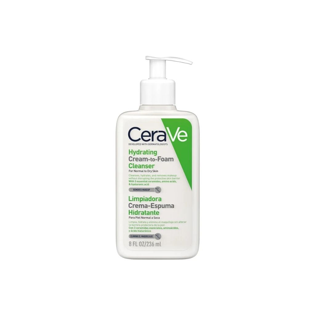 Cerave Creme Espuma De Limpeza Hidratante 236ml
