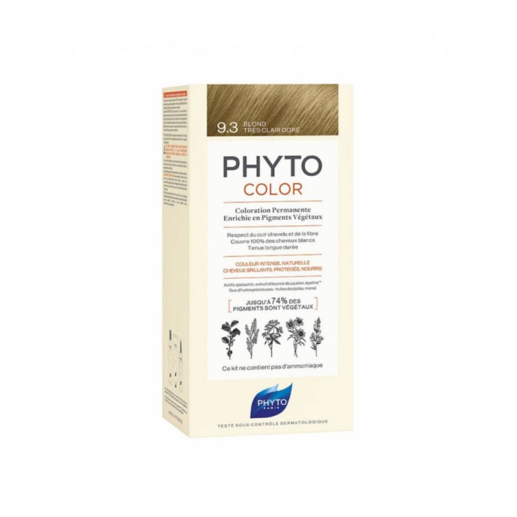 Phyto Phytocolor Coloração Permanente 9.3 Louro Muito Claro Dourado