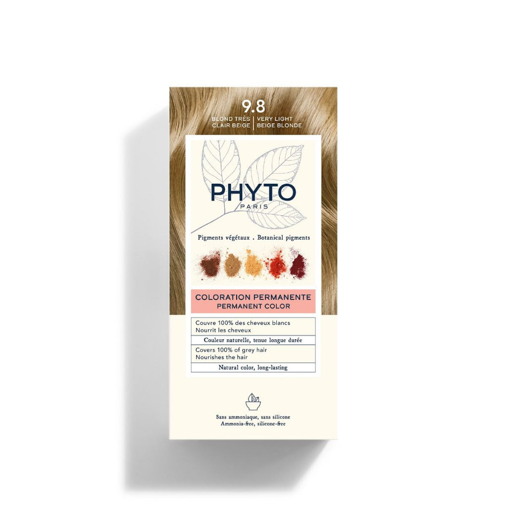 Phyto Phytocolor Coloração Permanente 9.8 Louro Muito Claro Bege