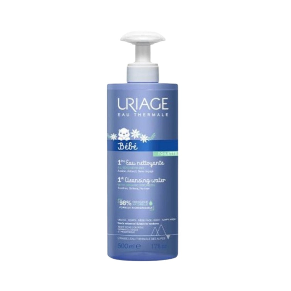 Uriage Bebé Água De Limpeza Suavizante 500 ml