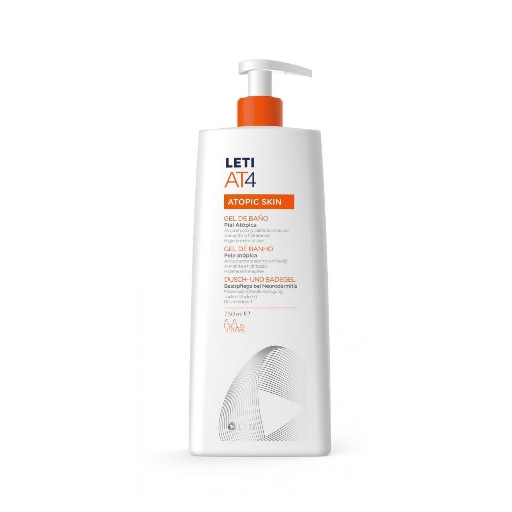 LetiAT4 Gel de Banho Pele Atópica 750ml