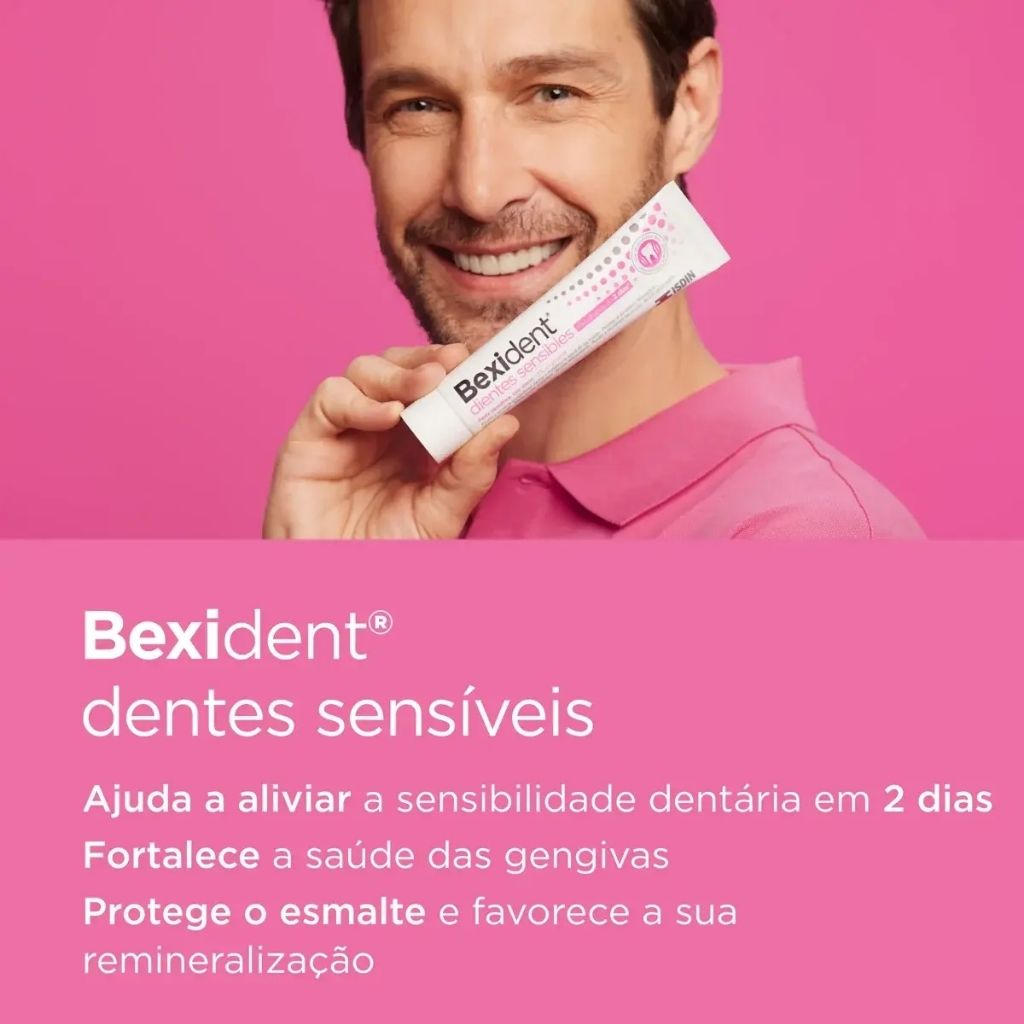 Isdin Bexident Dentes Sensíveis Pasta Dentífrica Alívio Da Sensibilidade Dentária 75 ml