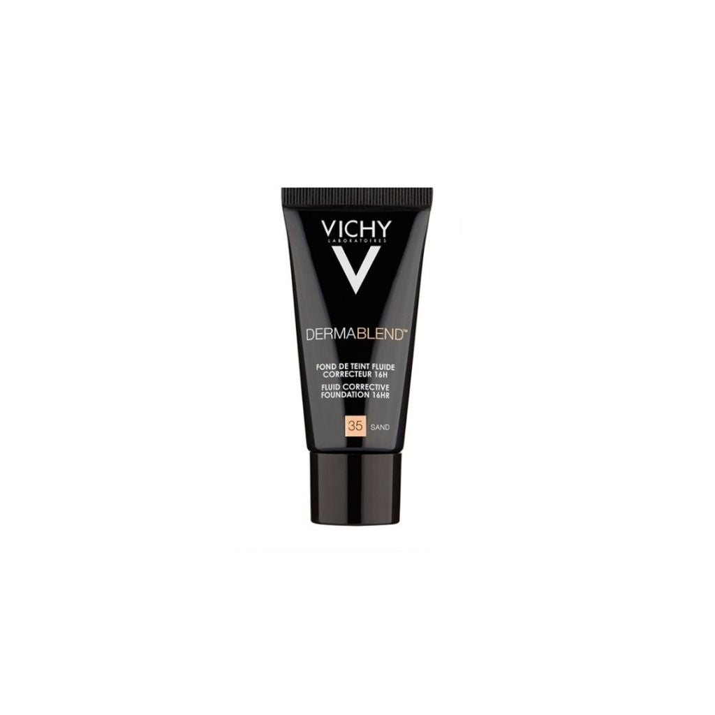 Vichy Dermablend Base Fluida Corretora Alta Cobertura 35 Sand