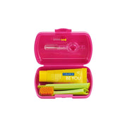 Curaprox Ortho Kit Viagem Cuidado Ortodôntico Rosa