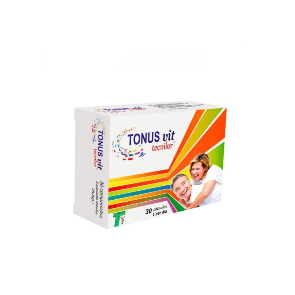 Tecnilor Tonus Vit Vitalidade E Desempenho Mental 30 Cápsulas