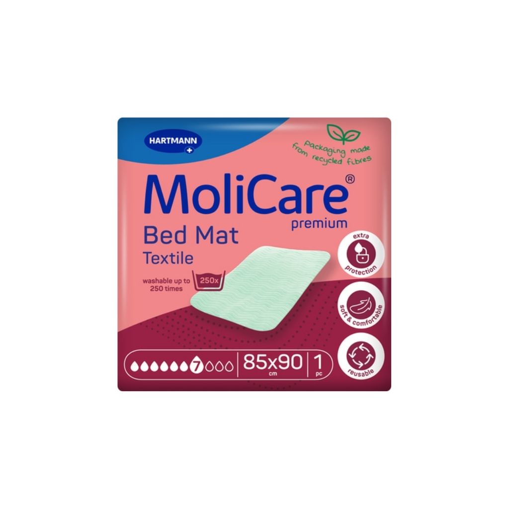 Molicare Premium Bed Mat Textile Resguardo De Cama Proteção Para Incontinência 85X90Cm 1 Unidade