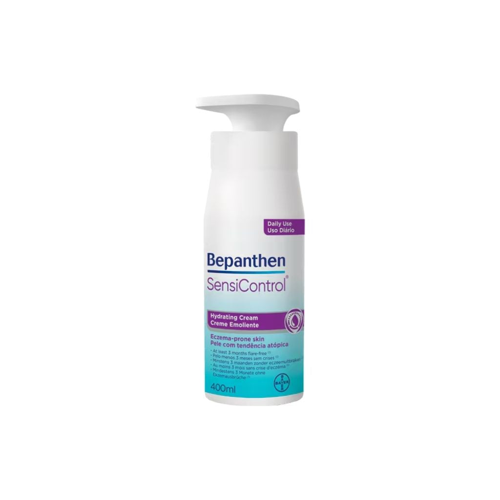 Bepanthen Sensicontrol Creme Emoliente Diário Cuidado Diário Pele Atópica 400ml