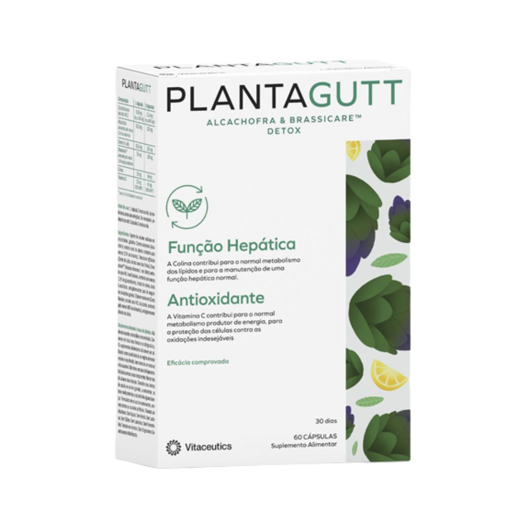 Vitaceutics Plantagutt Função Hepática 60 Cápsulas
