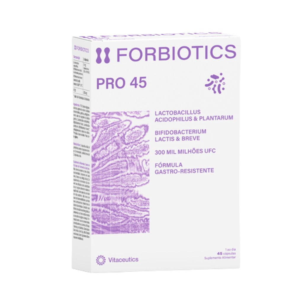 Vitaceutics Forbiotics Pro Equilíbrio Flora Intestinal 45 Cápsulas