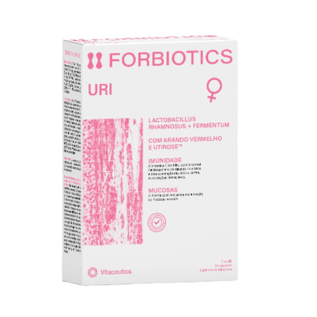 Vitaceutics Forbiotics Uri Saúde Do Sistema Urinário 15 Cápsulas