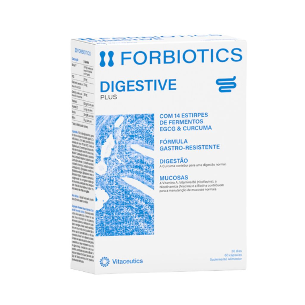 Vitaceutics Forbiotics Digestive Plus Digestão Normal 60 Cápsulas