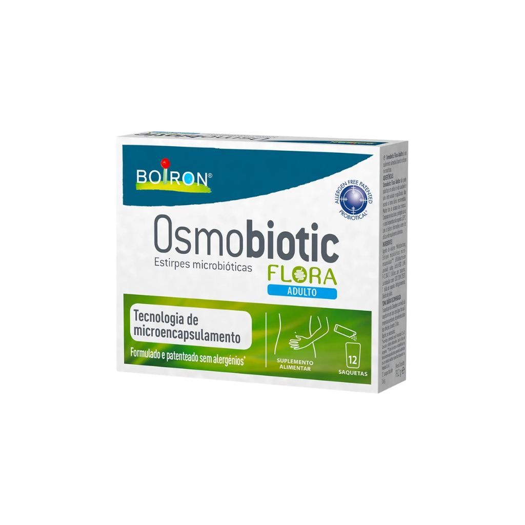 Boiron Osmobiotic Flora Adulto Pó Conforto Gastrointestinal 12 Saquetas