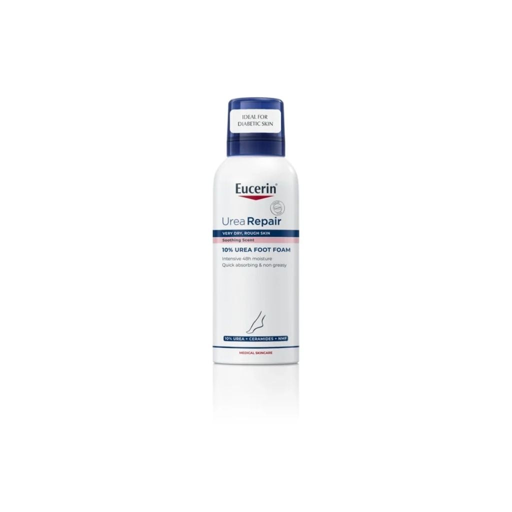 Eucerin Urea Repair Espuma Pés Secos Pé Diabético 150ml