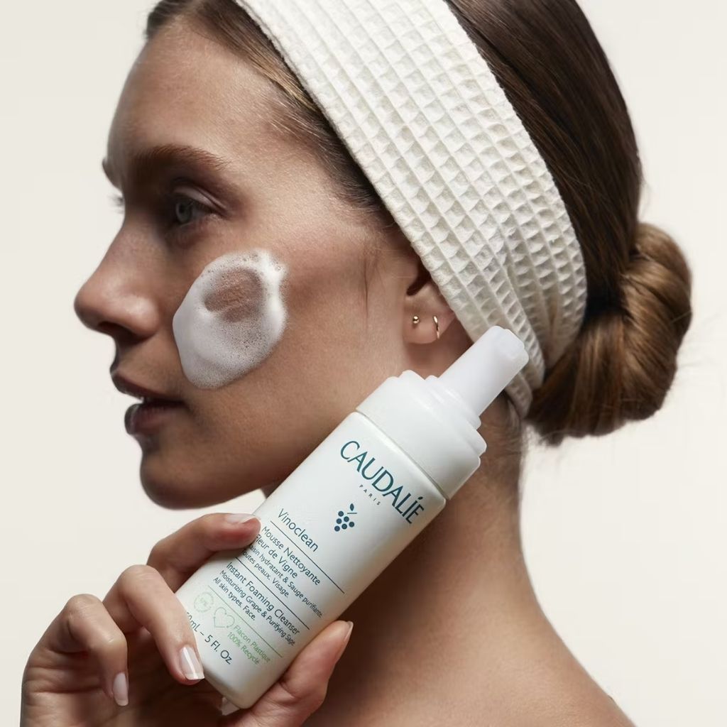 Caudalie Vinoclean Espuma De Limpeza Desmaquilhagem Facial Duo