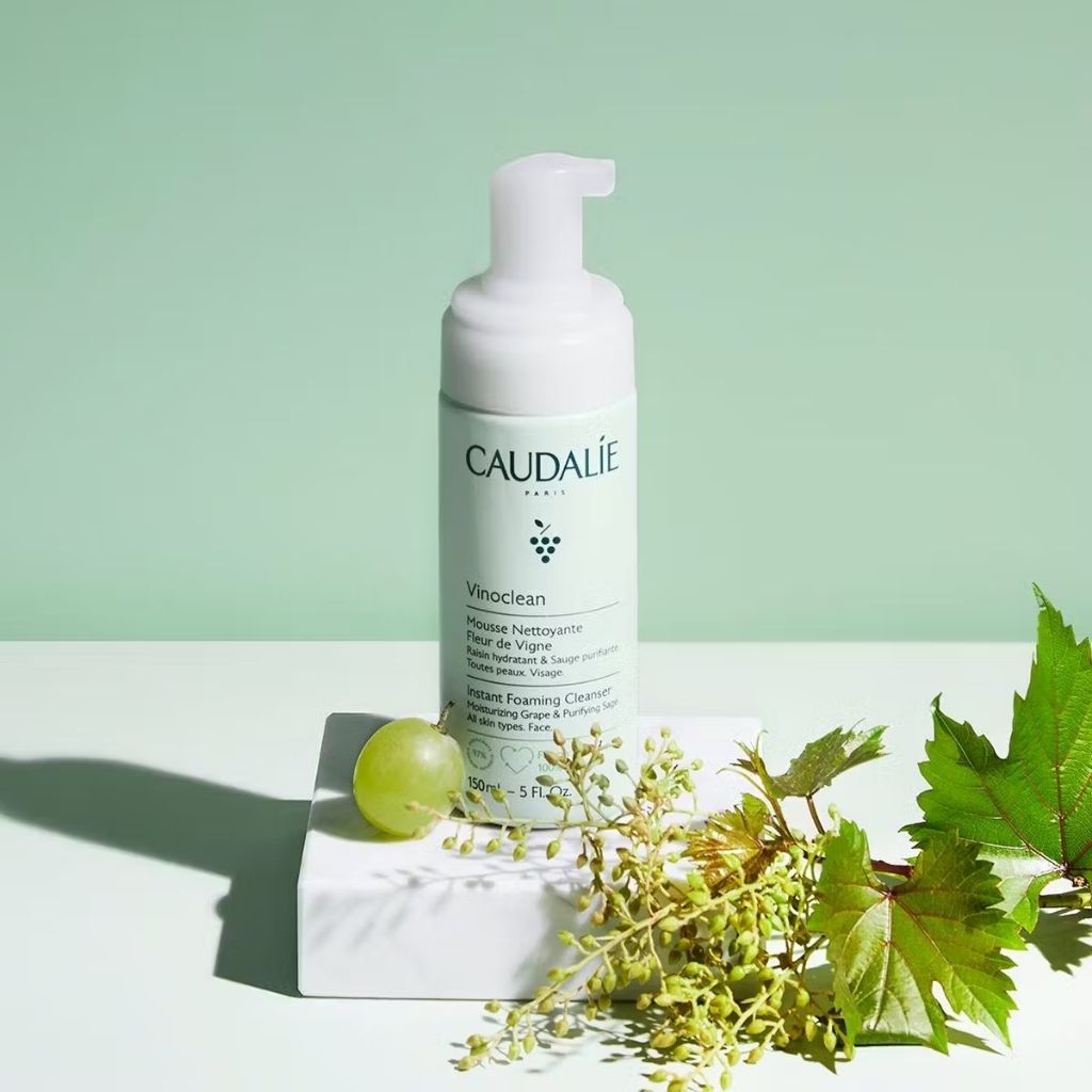 Caudalie Vinoclean Espuma De Limpeza Desmaquilhagem Facial Duo