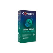 Control Non Stop Dots And Lines Preservativos Prazer Prolongado 12 Unidades
