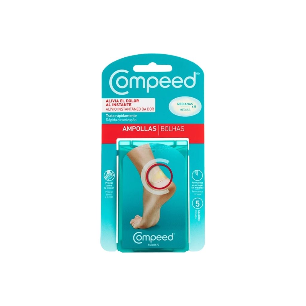 Compeed Bolhas Penso Alívio Imediato Dor 5 Unidades
