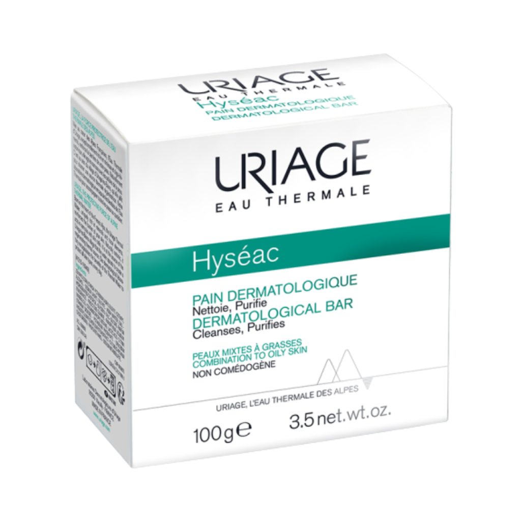 Uriage Hyseac Pain Dermatológico Limpeza Suave 100 G