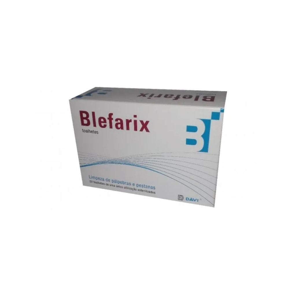 Blefarix Toalhete Higiene Pálpebras E Pestanas 20 Unidades