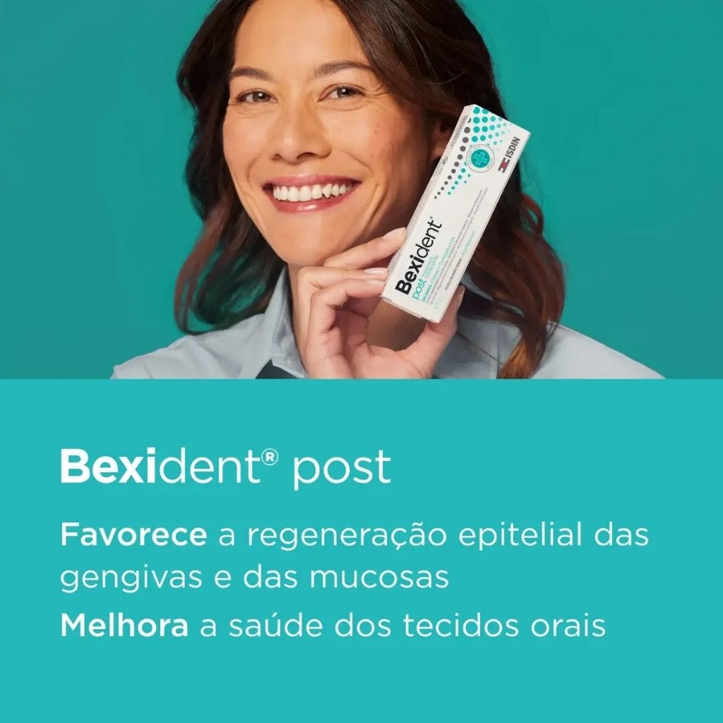 Isdin Bexident Post Gel Tópico Regeneração Gengival 25 ml