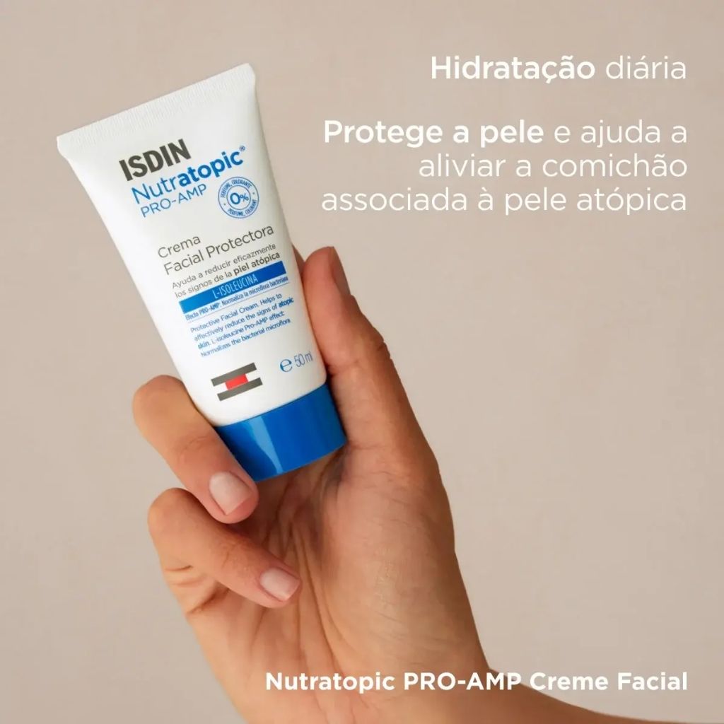 Isdin Nutratopic Pro-Amp Creme Facial Protetor Pele Atópica 50 ml