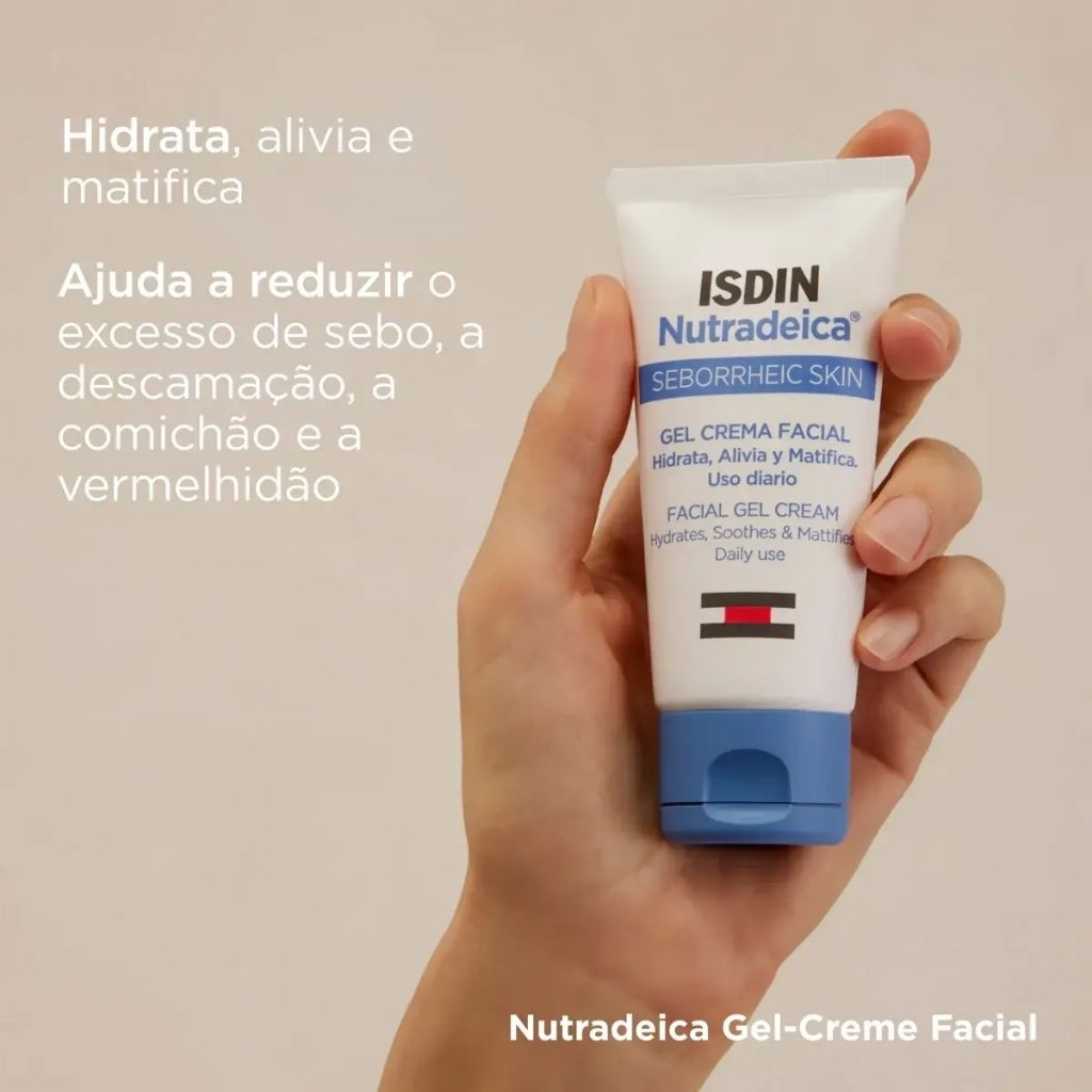 Isdin Seborreic Nutradeic Gel Creme Facial Antiflacidez 50ml