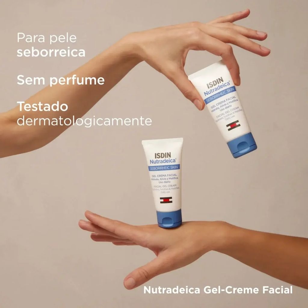 Isdin Seborreic Nutradeic Gel Creme Facial Antiflacidez 50ml