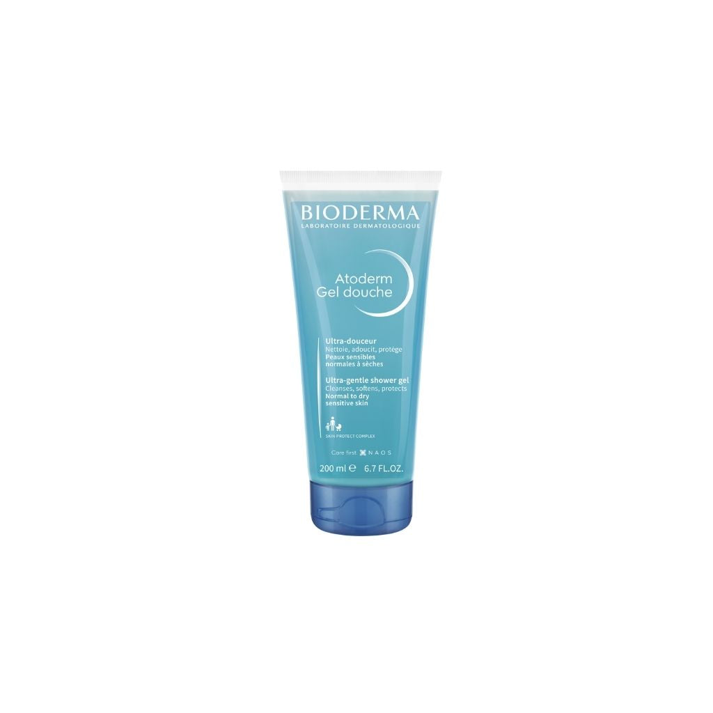 Bioderma Atoderm Gel De Duche Higiene Suave Pele Seca 200 ml
