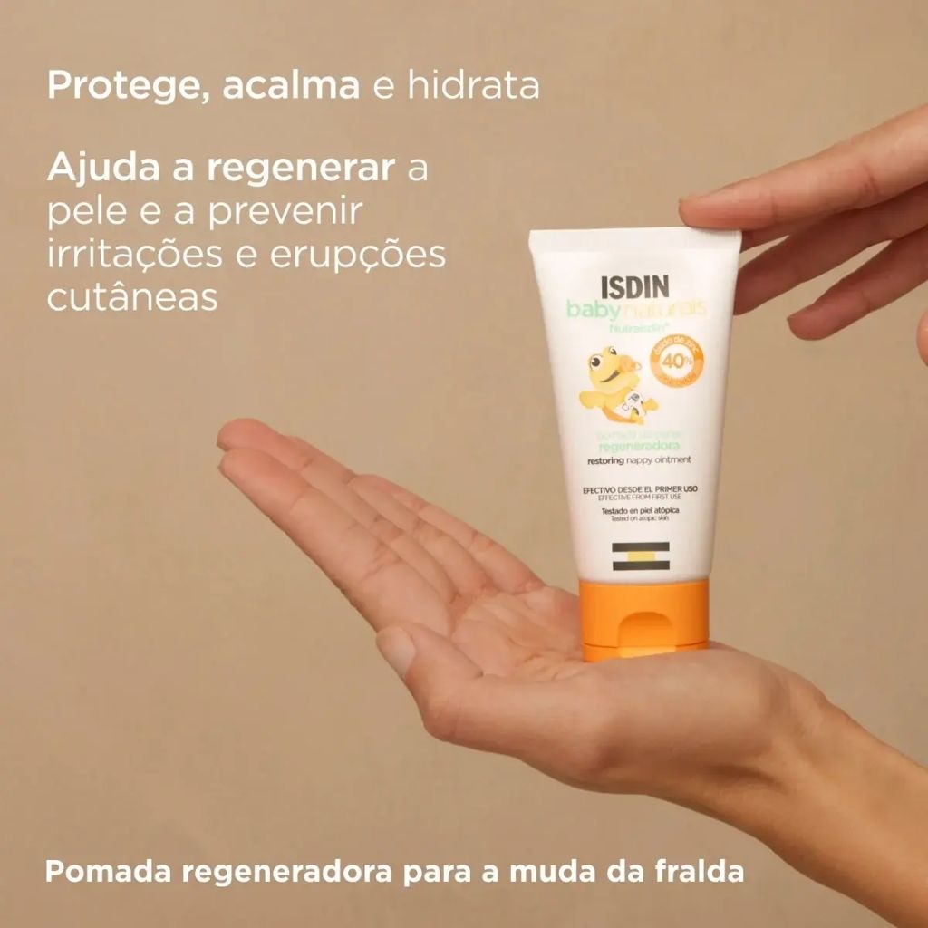 Isdin Babynaturals Pomada Regeneradora Para A Muda Da Fralda 100ml