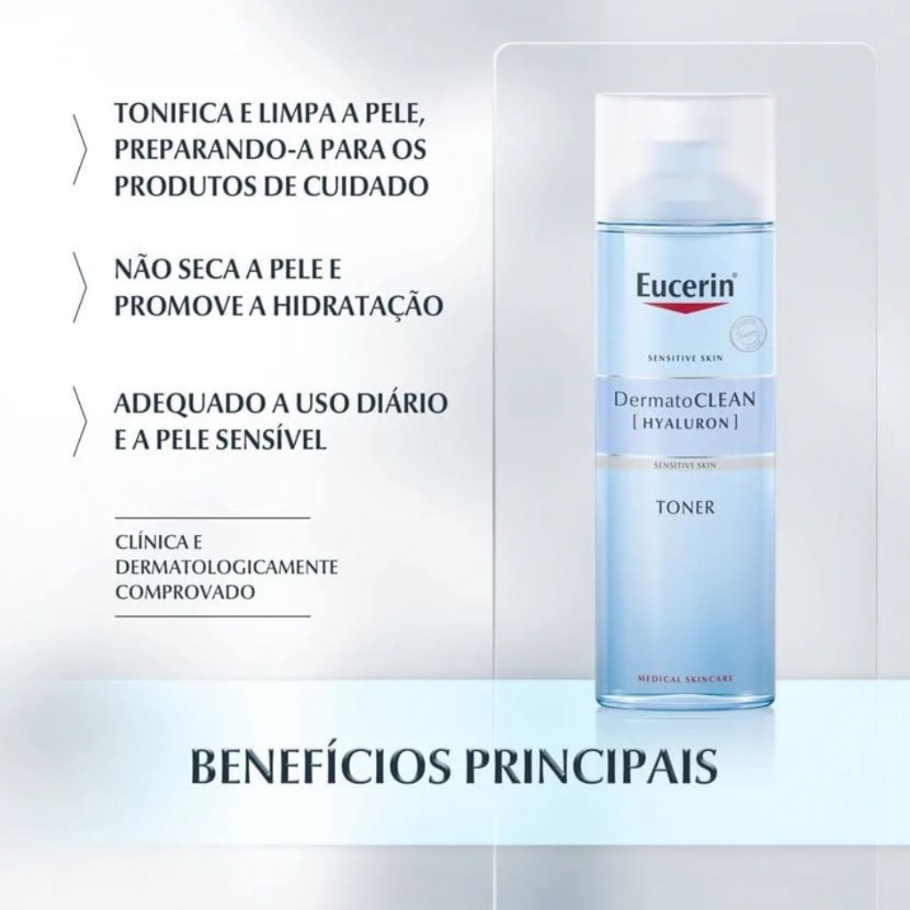 Eucerin Dermatoclean Hyaluron Tónico Suave Hidratante 200 ml