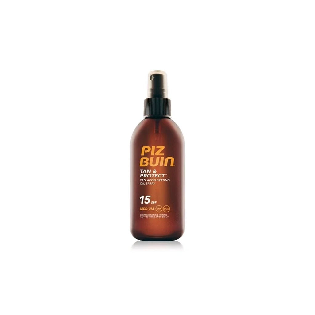 Piz Buin Tan & Protect Óleo Spray Acelerador De Bronzeado Spf15 150ml