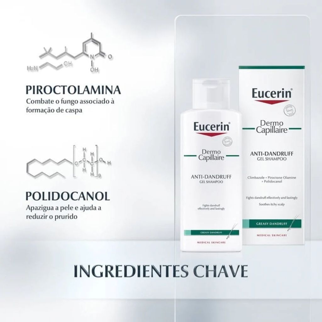 Eucerin Dermocapillaire Champô Anti-Caspa Oleosa 250ml