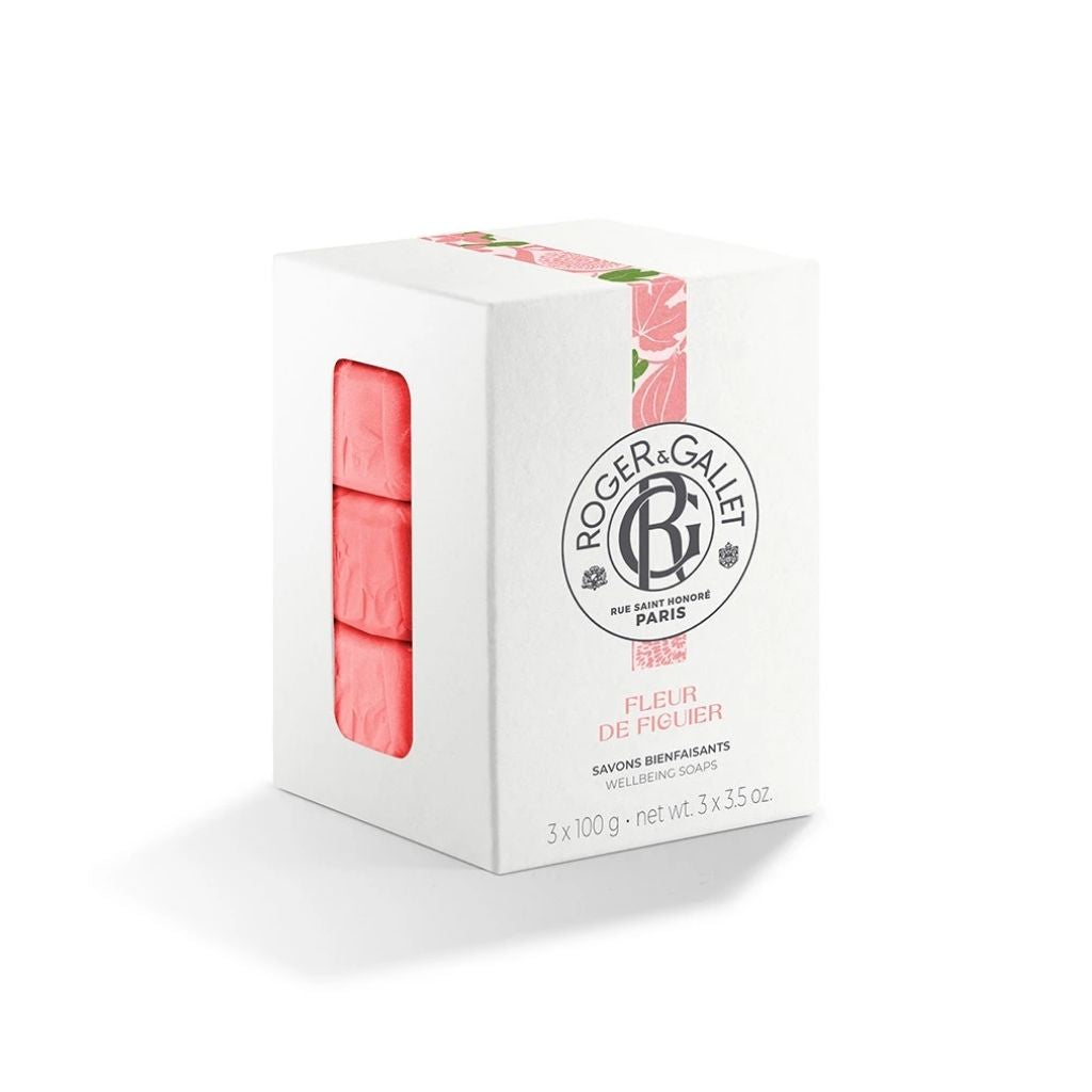 Roger & Gallet Fleur de Figuier Kit Sabonetes Perfumados 3 x 100 g