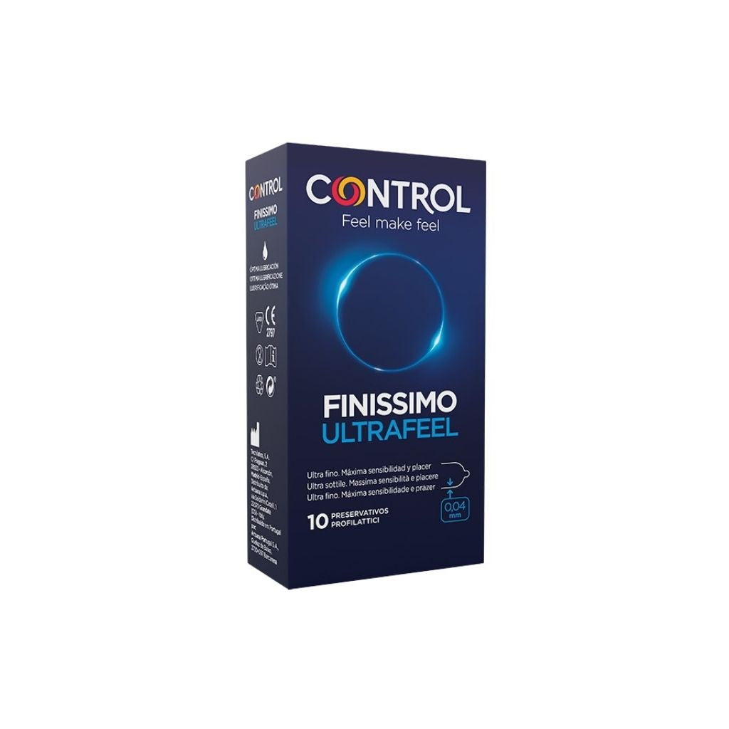Control Finissimo Preservativos Ultrafeel Maior Sensibilidade 10 Unidades