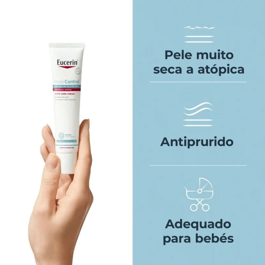 Eucerin Atopicontrol Creme Calmante Intensivo Para Pele Atópica Seca 40ml