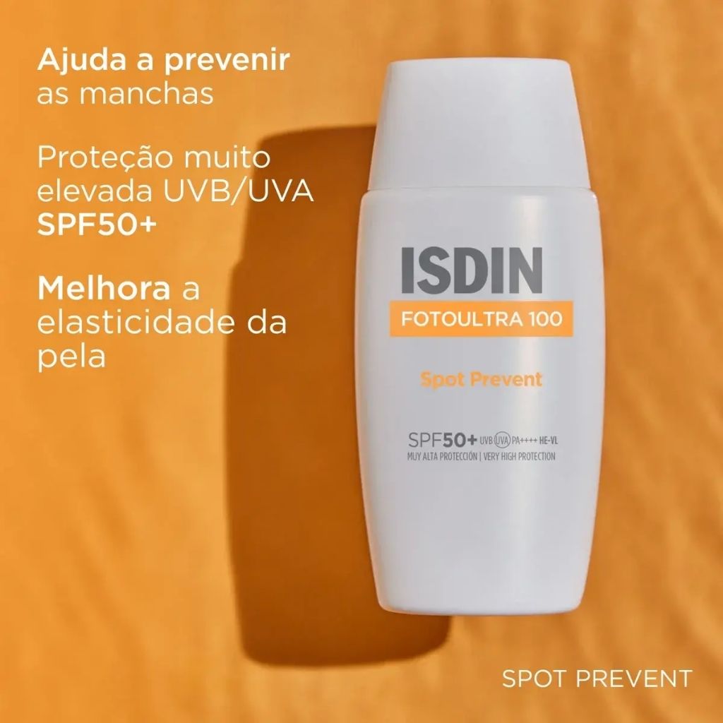 Isdin Fotoultra 100 Active Unify Protetor Solar Despigmentante Spf 50+ 50ml
